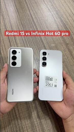 Redmi 15 vs Infinix Hot 60 pro