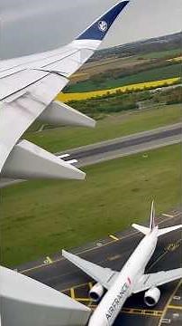 Air France Airbus A350 Take off from Paris CDG (to Las Vegas 🇺🇸 Inaugural flight) #airbus #airfrance