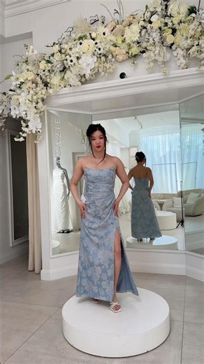 Blue gowns 🦋 #bluedress #gownstyle #gownstyles #dressinspo #dresstryon #bluedresses