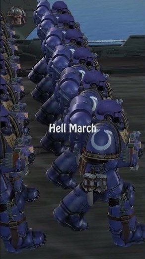 Space Marines Hell Marching Army Animation