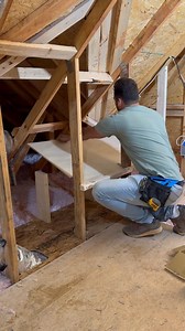 115K views · 534 reactions | Installing Attic Shelves, DIY Style  If I see any pictures of my bum for sale I expect a commission 藍 | The Weekend Builder | Facebook