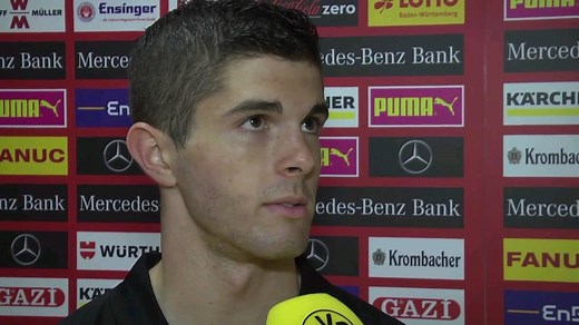 198K views · 5.4K reactions | Christian Pulisic has scored in two consecutive matches – at the age of 17 years, seven months and five days he is the youngest player in Bundesliga history to have scored two goals. Hear what he had to say! // Christian Pulisic traf im zweiten Spiel in Serie – mit 17 Jahren, sieben Monaten und fünf Tagen ist er der jüngste Spieler der Bundesliga-Historie mit zwei Toren. | Borussia Dortmund | Facebook