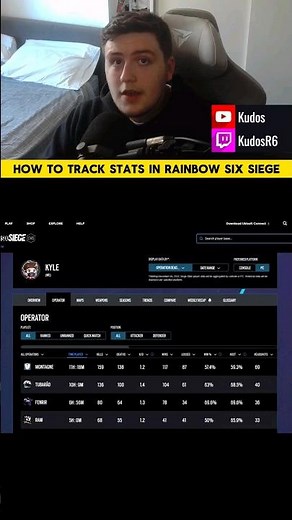 How to Track stats in Rainbow Six Siege