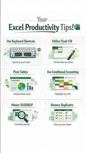Your Excel Productivity Tips