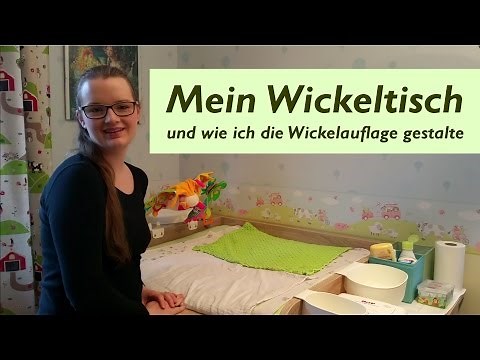 Mein Wickeltisch und wie ich die Wickelauflage gestalte | Meine Wickelkommode im Kinderzimmer