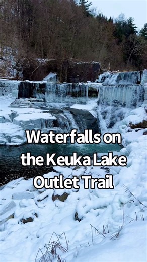 The Keuka Lake Outlet Trail is 7 miles long… But you don’t need to hike all 7 to see the waterfalls. Both are just a short walk from nearby parking areas — making this one of the easiest winter waterfall adventures in the Finger Lakes. Big views. Short hike. Zero regrets. 💙 🔗 Learn where to park and how to reach each waterfall here: https://adventuresny.com/keuka-lake-outlet-trail-penn-yan-ny/ #fingerlakesny #winterhike #waterfallchasing #flxlife #newyorkstate | Adventures in New York