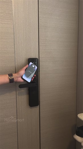 Forgot your keys? Good. You don’t need them anymore Tap your iPhone or Apple Watch and you’re in. It’s that easy. Come down to our showroom now to know more! #Aqara #SmartLock #AppleHomeKey #SmartHome