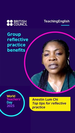Have you ever tried reflecting on your teaching practice as part of a group? Naomi 🤩 #WTD25 #TeachingEnglish #ELTcpd #ProfessionalDevelopment | TeachingEnglish - British Council