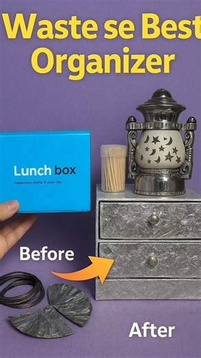 Waste Se Best Tak ✨ | Scrap Material Se Banaya DIY Organizer | Best Out of Waste Craft