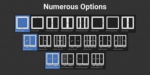 WindowGen: Procedural Windows for Blender