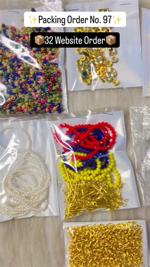 Packing Jewellery Orders 💛✨ | Order No. 97 & 32 | Small Business India 🛍️| #shorts #packingorders
