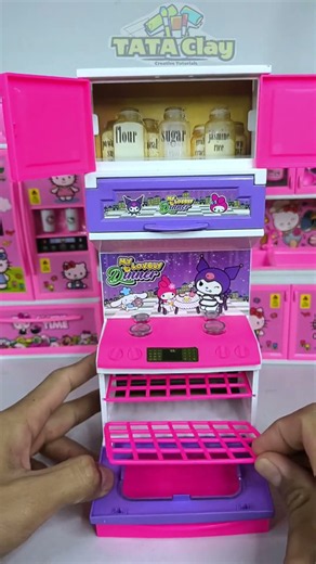 Satisfying Mini Kitchen Toy Set 🍳 Relaxing ASMR Cooking Sounds