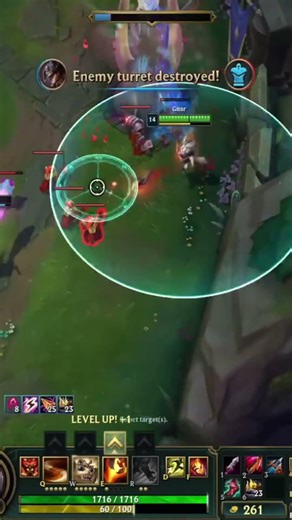 Hubris Dark Harvest Gnar!💀#gnar #leagueoflegends #gnarclips #shorts