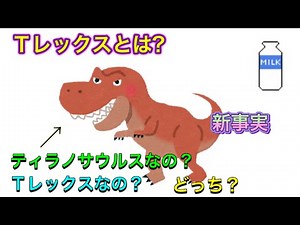 Tレックスとは？ティラノサウルスと何が違うの？これを観たらすぐわかります！
