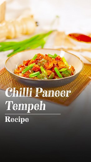 Ranveer Brar on Instagram: "Chilli Paneer Tempeh Full recipe on my YouTube Channel Link in bio. . . . #chillipaneer #paneerdishes #vegrecipes #vegeterian #chef #gharkakhana"