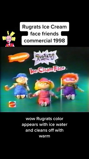 Rugrats Ice Cream Face Friends Commercial 1998