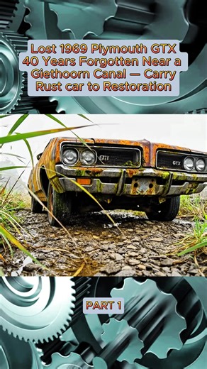 Restoration of a Lost 1969 Plymouth GTX Found by Giethoorn Canal