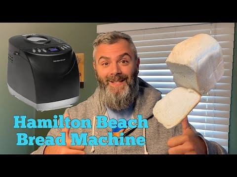 Hamilton Beach 2lb digital Bread Maker third attempt basic 1.5 white loaf
