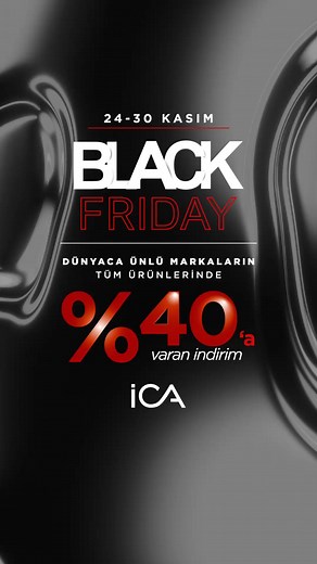 Başladı! 24-30 Kasım tarihleri arasında, dünyaca ünlü lüks mobilya markalarına ait stoklu ürünlerde ve yurt dışı siparişlerinizde @'a varan indirimler sizleri bekliyor. Bu ayrıcalığını yaşamak için mağazalarımıza ve İcashop'a davetlisiniz. | ICA Home & Garden