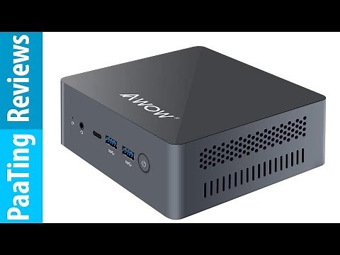 AWOW AK41 Mini Desktop Computer Intel Celeron J4115 with 8GB DDR4 ✅ (Review)