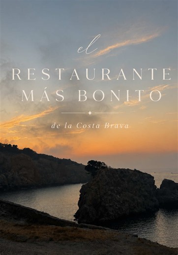 El restaurante con las vistas más bonitas de la Costa Brava 📍Rok - Plaça Punta Montgó, 7, L'Escala #costabravarestaurant #costabravacalas #barcelona #gironarestaurants