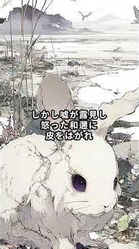 因幡の白兎 ― 神に選ばれたのは誰か\r舞台は因幡の国。\rのちに大国主となる大穴牟遅神は、多くの兄神――八十神と共に、八上比売へ求婚する旅。#日本神話 #古事記 #因幡の白兎 #都市伝説