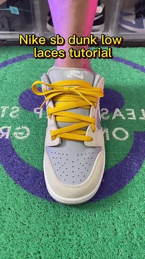 A way to tie shoelaces every day,your Nike sb dunk #sneakers #dunk #nike #shoes
