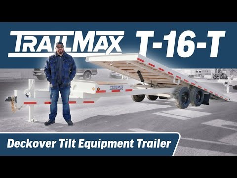 TrailMax T-16-T Deckover Tilt Trailer Walkthrough | 18,400 GVWR (20' Tilt + 4' Stationary)