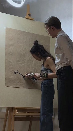 Easy one line portrait sketch #art #drawing #artist