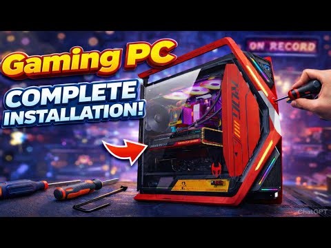 Gaming PC Complete Installation 2026 🔥 Step by Step Full Build Guide | RGB Custom PC Setup