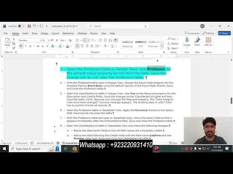 New_Perspectives_Access_2019_Module_2_SAM_Project_1b