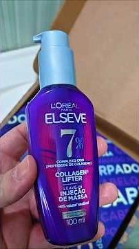 Elseve Collagen Lifter - Leave-in hair mass injection #elsevehair #tip @lorealparisbrasil 🎉❤️