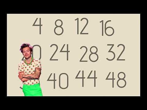 4 Times Table Song (As It Was by Harry Styles)