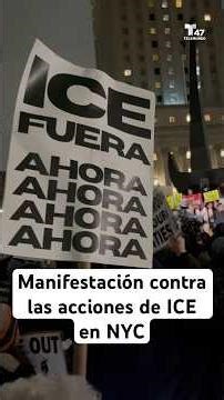 Cientos de manifestantes protestaron frente al edificio federal en Manhattan