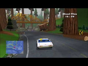 The Simpsons Road Rage - Part 8 Mission Mode - Full Playthrough