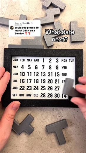 PuzzleMaster on Instagram: "So close to solving the Calendar Puzzle the correct way on the first try! #puzzlesolving #puzzlechallenge #puzzle #puzzlemaster #puzzles"