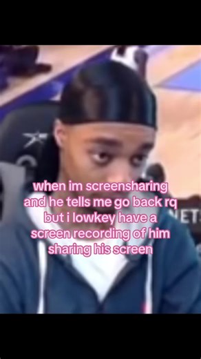 Screensharing Surprise: Recording Him!