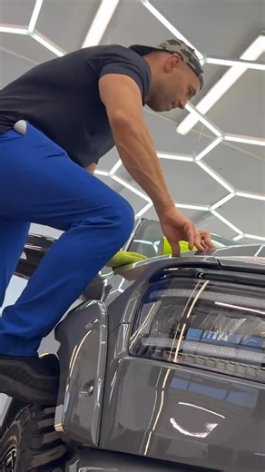 PG Satisfy on Instagram: "RAM 1500 Hood Stripe Install: Green Accent Wrap 💚🔥 Hood stripes are a classic muscle upgrade with modern style. This video shows a clean vinyl hood stripe install on a RAM 1500 using proper alignment and post-heating for durability. The green accent adds personality without permanent paint changes. Would you stripe your truck or keep it clean? 🛻😎 #RAM1500 #HoodStripe #VinylWrap #TruckMods #DIYCarMod #CarStyling #WrapTrucks #PolonezGarage"