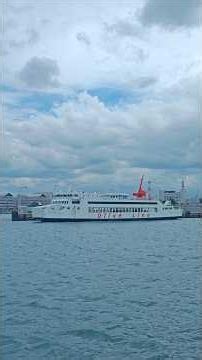 四国フェリー「第三しようどしま丸」、高松港出港。 Shikoku Ferry "Shodoshima-maru" #フェリー #小豆島 #高松 #ferry #shodoshima