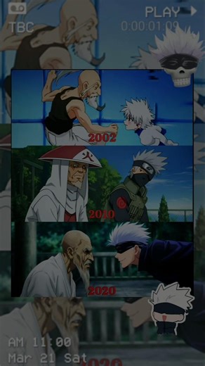 The Evolution Of Gojo From 2002 - 2020🤣 #anime #jujutsukaisen #funnyanime #shorts #gojo
