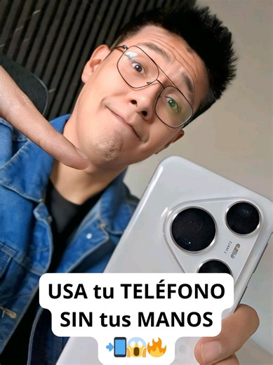 Puedes usar tu celular sin tus manos #android #telefono #celular #tecnologia #tips