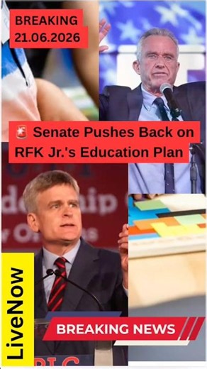 🚨 Senate Pushes Back on RFK Jr.'s Education Plan #viral #usashorts #news