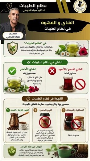 هل #الشاي و#القهوة مسموحان في #نظام الطيبات؟ #الدكتور_ضياء_العوضي