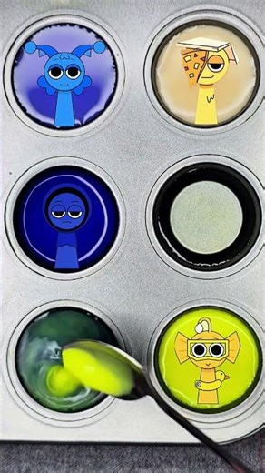 Sprunki Mix💚💛💙#colormixingmagic #colormixing #sprunki #shorts #kidsvideo #sprunkiedit #kidsshorts