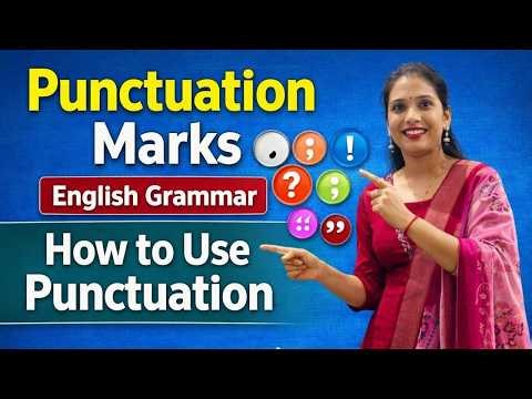 Punctuation Marks Explained for Kids | Easy Punctuation Learning for Beginners