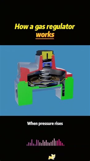 How a gas regulator works#knowledge #science