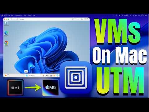 Run Windows 11 on Apple Silicon Mac - UTM Virtual Machine Setup Tutorial