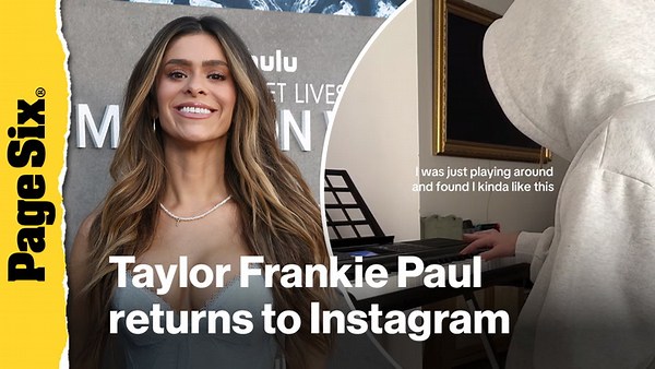 Taylor Frankie Paul returns to Instagram following 'Bachelorette' drama