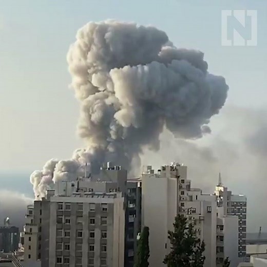 Beirut explosion: Huge blast rocks port and downtown areas