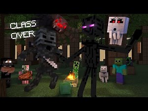 Monster School Story - Class Over [Minecraft Animation]